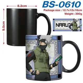 Naruto Akatsuki Obito Thermoeffekt Tasse Ceramic Kaffee Tee Milch Becher Magische Mug - Kakashi
