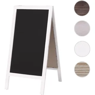 XL Werbetafel HWC-C17, Aufsteller Kreidetafel Kundenstopper, 2 Schreibflächen klappbar, 100x50cm ~ w