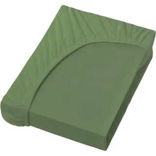 Bella Donna Jersey 90 x 190 - 100 x 220 cm olive