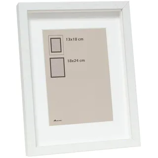 Deknudt Frames s223 K1p1 Bilderrahmen mit Tiefe Holz weiß 18 x 24 cm