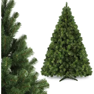 KADAX Künstlicher Weihnachtsbaum, Weihnachtsbaum, 180cm, Tanne, 295 Zweige - Grün