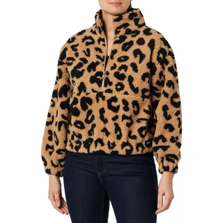 ONLY Damen Onljanne Aztec Teddy L/S Halfzip Cc SWT Sweatshirt