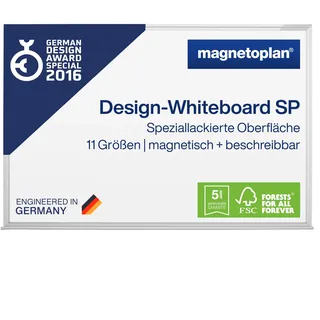 Magnetoplan Design-Whiteboard SP 60 x 45 cm Weiß