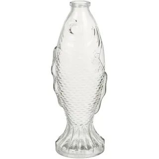 CLISPEED Fisch Förmige Glasflasche Dekorative Fischflasche Fischglasflasche Fischdesign Blumenvase Aus Glas Knospenvase Aus Klarem Glas Dekanter. Fischgeformte Flaschen Obst