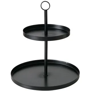 Boltze Samina Etagere schwarz 32cm (1 Stück)