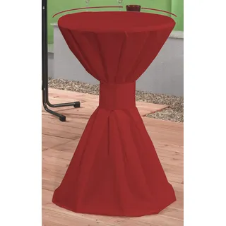 MFG Freizeitmöbel Stehtischhusse rot Ø 70,0 cm, 1 St.