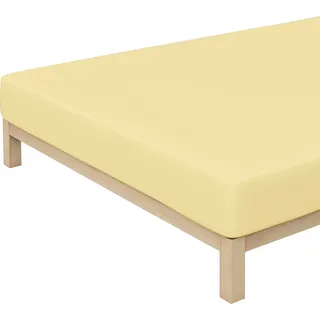 Premium Baumwolle 90 x 190 - 100 x 220 cm yellow mid