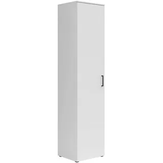 Carryhome Mehrzweckschrank , Weiß , Kunststoff , 5 Fächer , 45x195x40 cm , FSC Mix , erweiterbar, stehend , Waschküche, Mehrzweckschränke