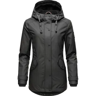 Navahoo Regenjacke »Regenjacke Lindraa«, mit Kapuze, schwarz