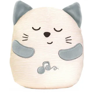 Chicco Schnurrende Katze 20 cm Weiß