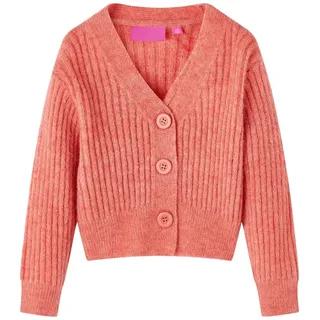 vidaXL Kinder-Strickjacke Mittelrosa 128
