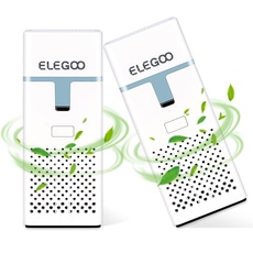ELEGOO Mini Luftreiniger,2 pcs Air Purifier mit Aktivkohlefilter für DLP, LCD, MSLA Resin 3D Drucker