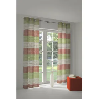 Wirth Vorhang »Barletta« Ösen 1 Stk. tlg. Wirth beige/grün/terra cm