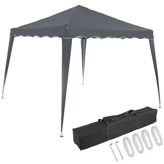 CASARIA Faltpavillon 3 x 3 m Grau