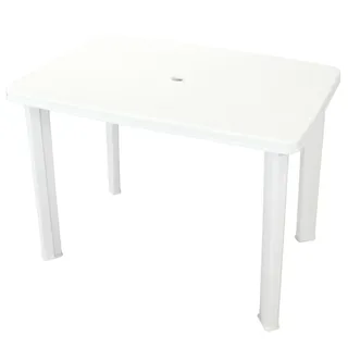vidaXL Gartentisch 101 x 68 x 72 cm Weiß