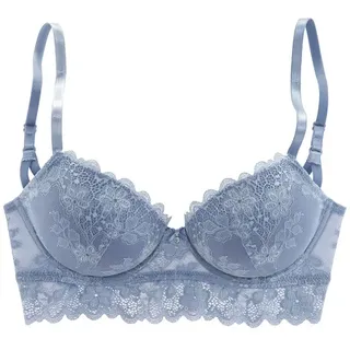 VIVANCE Push-up-BH Damen jeansblau Gr.90A