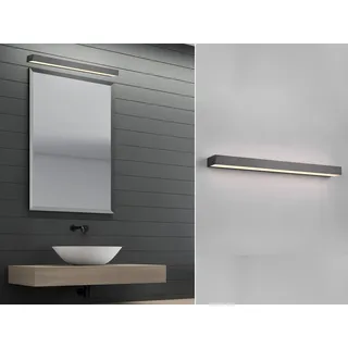 Trio LED Wandlampe Bad ROCCO Schwarz 60cm - Schwarz