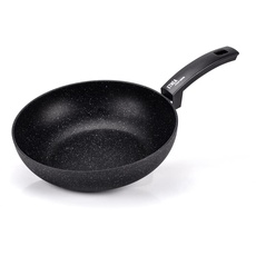 Moneta 0008734328 Wok, Aluminium, Schwarz