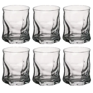 Bormioli Rocco 340350 Sorgente Whiskyglas, 420ml, Glas, transparent, 6 Stück