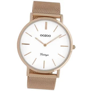 Oozoo Herren Armbanduhr roségold Analog C9916A Vintage Series UOC9916A
