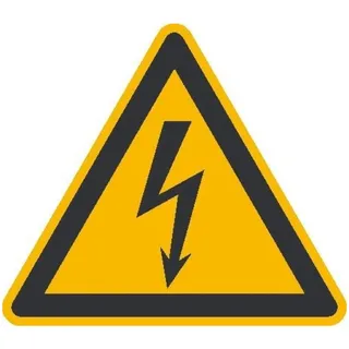 SafetyMarking Warnschild Elektrische Spannung 10 x 10 cm
