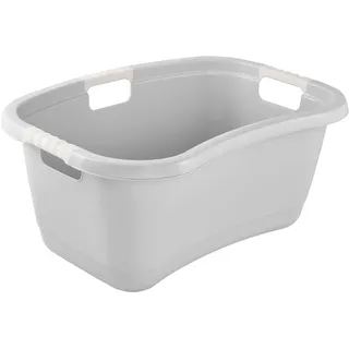 KEEEPER "janne, ergonomisch, mit Softgriffen, 65 x 45 x 28 cm, 50 l", Wäschekorb, Wanne in Nierenform,