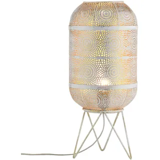 Marrakesch Orient & Mediterran Interior Orientalische Deko Tischlampe Weiss