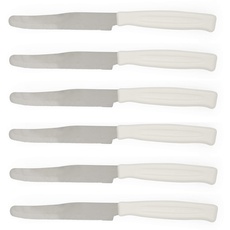 Excèlsa 6 Messern, farblich Sortiert, Weiß