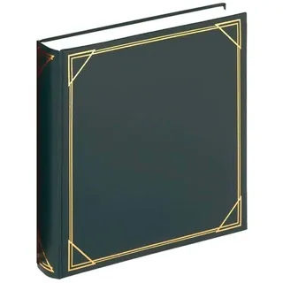 walther design Fotoalbum grün 30 x 30 cm Kunstleder mit Prägung, Standard Album MX-200-A