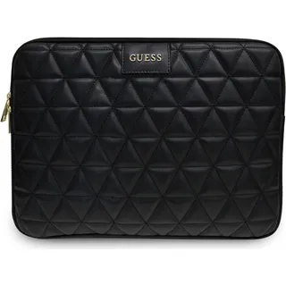 GUESS Quilted 13 Universal), Notebooktasche, Schwarz