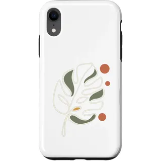 Hülle für iPhone XR Monstera Deliciosa I Tropische Zimmerpflanze Topf Zucht