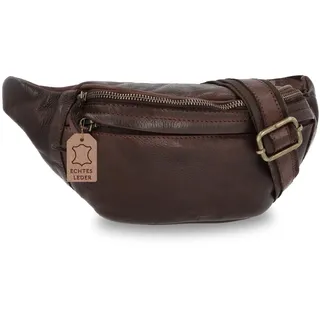 Gusti Gürteltasche Leder Spencer I Bauchtasche Leder Damen & Herren I Hochwertige Hüfttasche Herren & Damen aus Echtleder mit verstellbarem Gurt