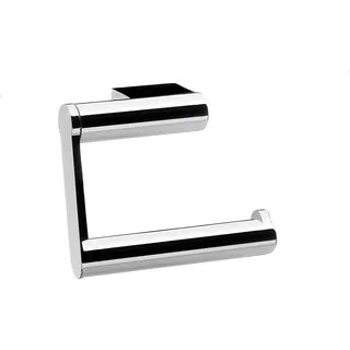 EMCO SYSTEM2 Papierhalter ohne Deckel, eleganter Toilettenpapierhalter zur Wandmontage aus Metall, hochwertiger Klorollenhalter mit Gelenkarm, chromfarben, Chrom, Silberfarben