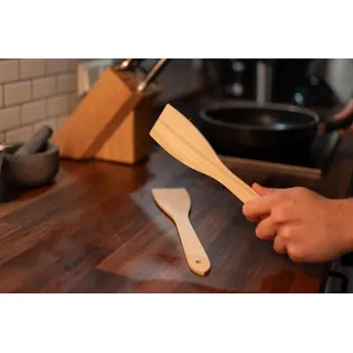 Chinchilla® 10er Set Pfannenwender | gebogen | 30x7cm - Praktische Küchenhelfer für müheloses Kochen und Braten