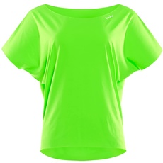 WINSHAPE Damen Super Leichtes Functional Dance-top Dt101 T-Shirt, Neon-grün, XXL EU