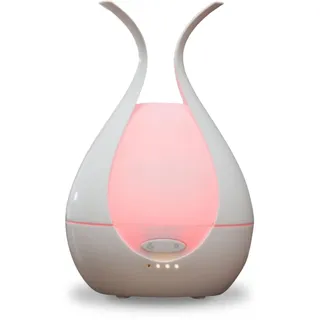 Zen'Arôme - Diffuser für Ätherisches Öl Hera - Ultraschall Kaltluft Diffuser Aromatherapie - Elektrischer Luftbefeuchter Diffuser - Anpassbare LED-Beleuchtung - Modernes Design - Leise & Kompakt