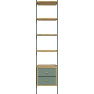 Forte Standregal 44,2 x 41,5 x 185,6 cm Grün
