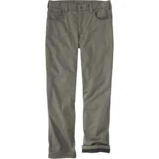 Carhartt Force Straight Lined, Textilhose - Oliv (Dov) - W36/L30