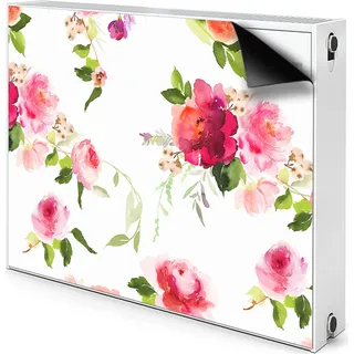 Magnet Heizung Verkleidung Abdeckung Heizung Heizkörperabdeckung 80x60 cm - Frühlingsblumen