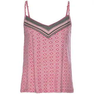 VIVANCE Dreams Trägertop in schönem Ethno-Design, pink