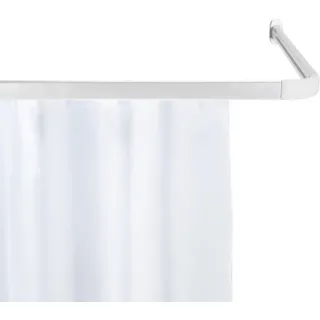 Wenko Duschvorhangstange L-Form 0 x 0 cm weiß