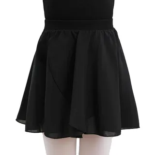 Tancefair Ballettrock Wickelrock Chiffon Tanz Rock Gymnastik Ballettrock Anziehen mit Elastischem Bund Tanz Rock für Mädchen und Damen
