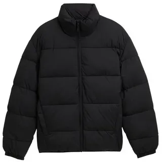 Tom Tailor Regular Fit Steppjacke mit Stehkragen, BLACK, XL