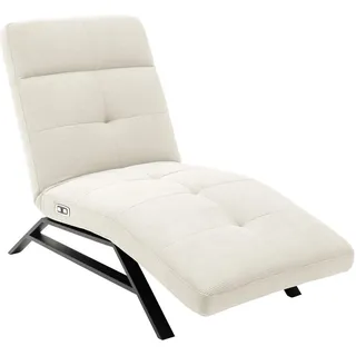 Pure Home Lifestyle Relaxliege , Weiß , Textil , 80x54-113x158-198 cm , Goldenes M, Dgm , Lederauswahl, Stoffauswahl, motorische Relaxfunktion , Wohnzimmer, Sessel, Relaxliegen