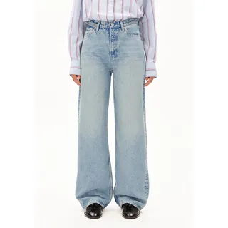 ENIJAA HIGH WAIST WIDE JEANS | TENCELTM Lyocell-Mix Non Stretch - blau (28-32)