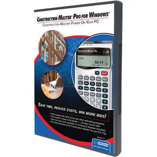 Calculated Industries 4111 Konstruktion Master Pro für Windows Software