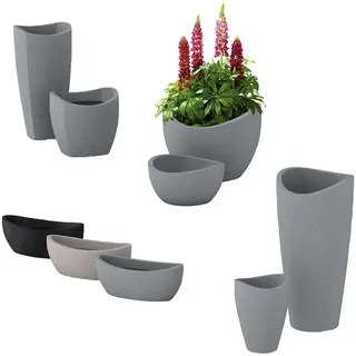 Scheurich Wave Globe High Ø 40 x 54 cm Grau