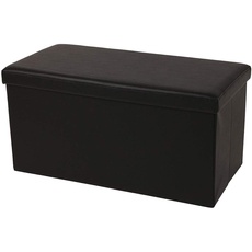 Bild Sitztruhe SeatBox schwarz Holz 76,0 cm
