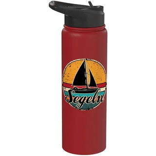 Segelboot Segler Geschenk Männer Boot Kapitän Matrose Segel Stainless Steel Insulated Water Bottle