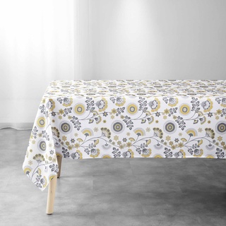 Douceur d'Intérieur, Tischdecke, rechteckig, 145 x 240 cm, Gelb, Polyester, Bedruckt, Garance